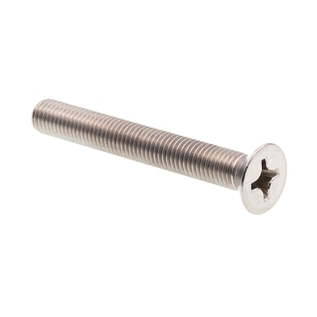 Prime-Line Machine Screw, Flat Head, Phillip Drive 1/4in-28 X 2in Grade 18-8 Stainless Steel 10PK 9001735